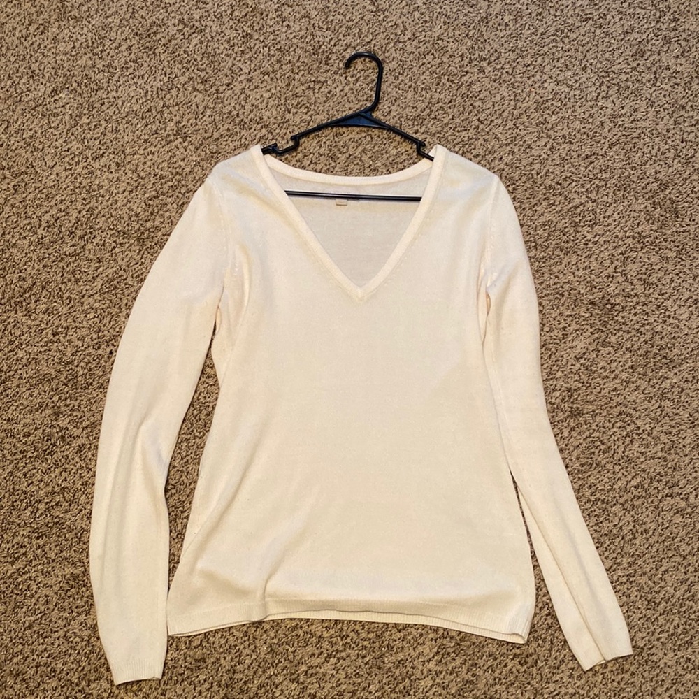 new york and company white sweater